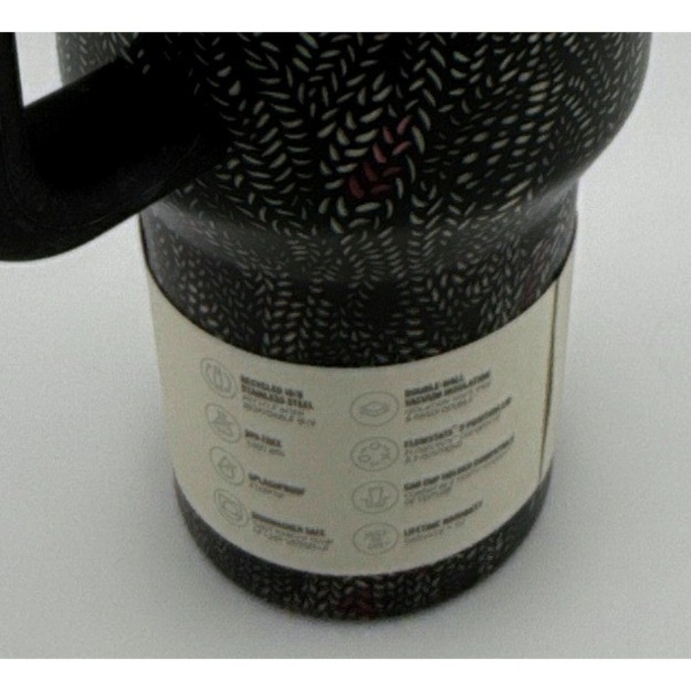 Stanley x CALIA Quencher H2.0 40 oz Black Serpent FlowState Tumbler NWT - Picture 9 of 10